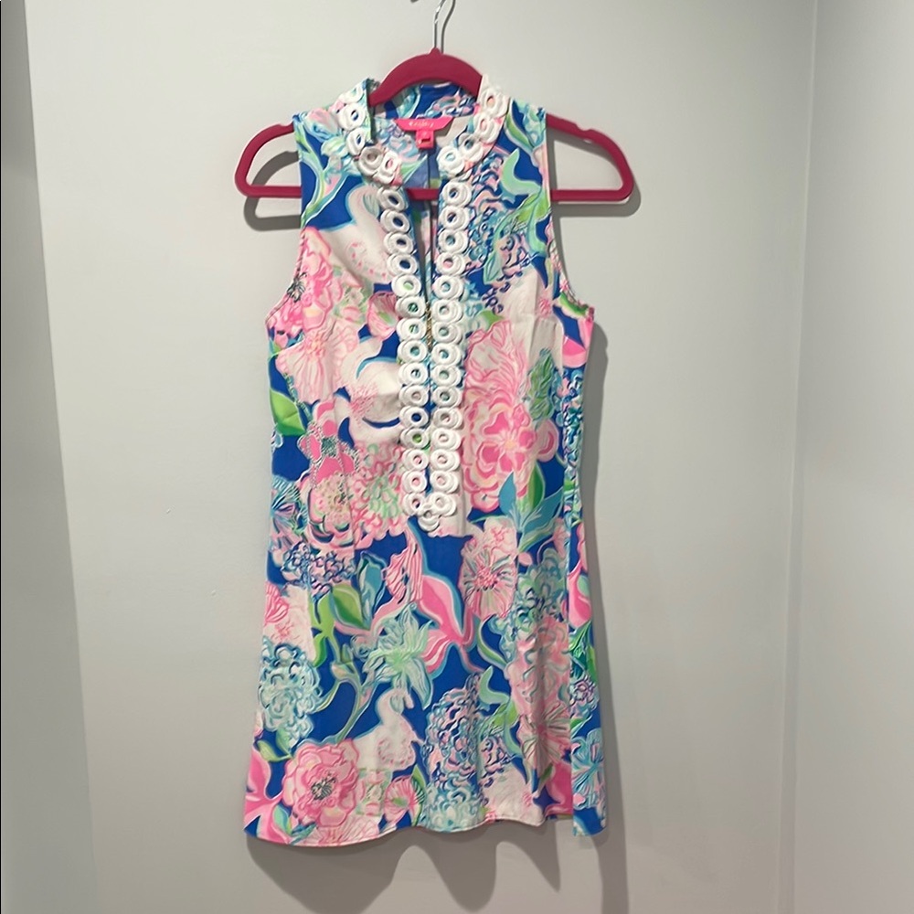 Colorful Sleeveless Floral Dress